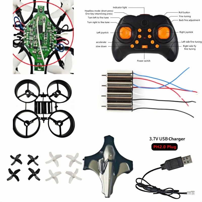 Kit Completo de Drone DIY 2.4G - Rc Helicopter Tool Kit avaliação e preço