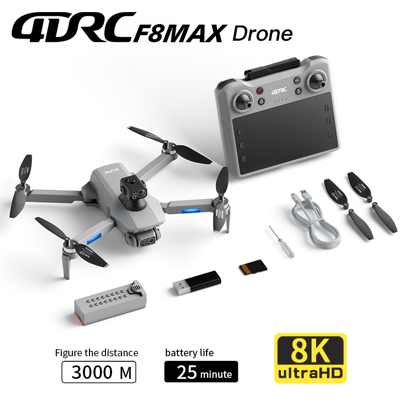 F8 max gps drone profissional  - Rc Helicopter Case avaliação e preço